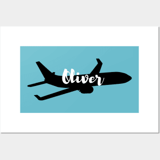 Oliver name airplane Posters and Art